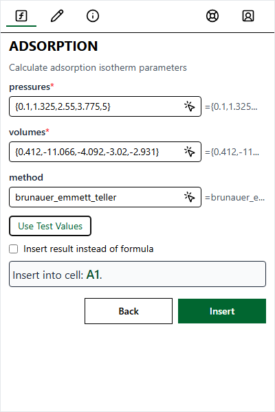 Test Values